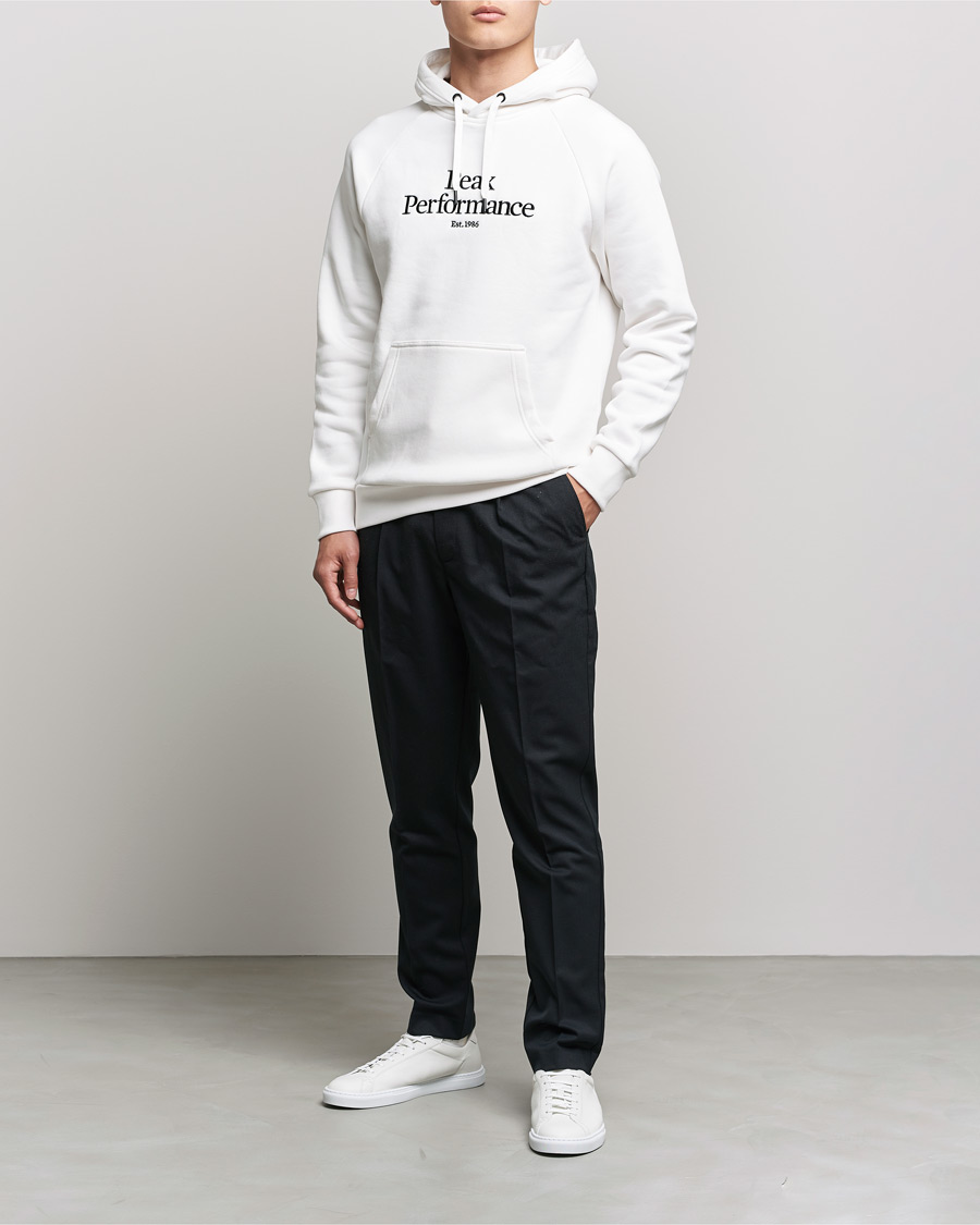 Herren | Pullover | Peak Performance | Original Logo Hoodie Offwhite