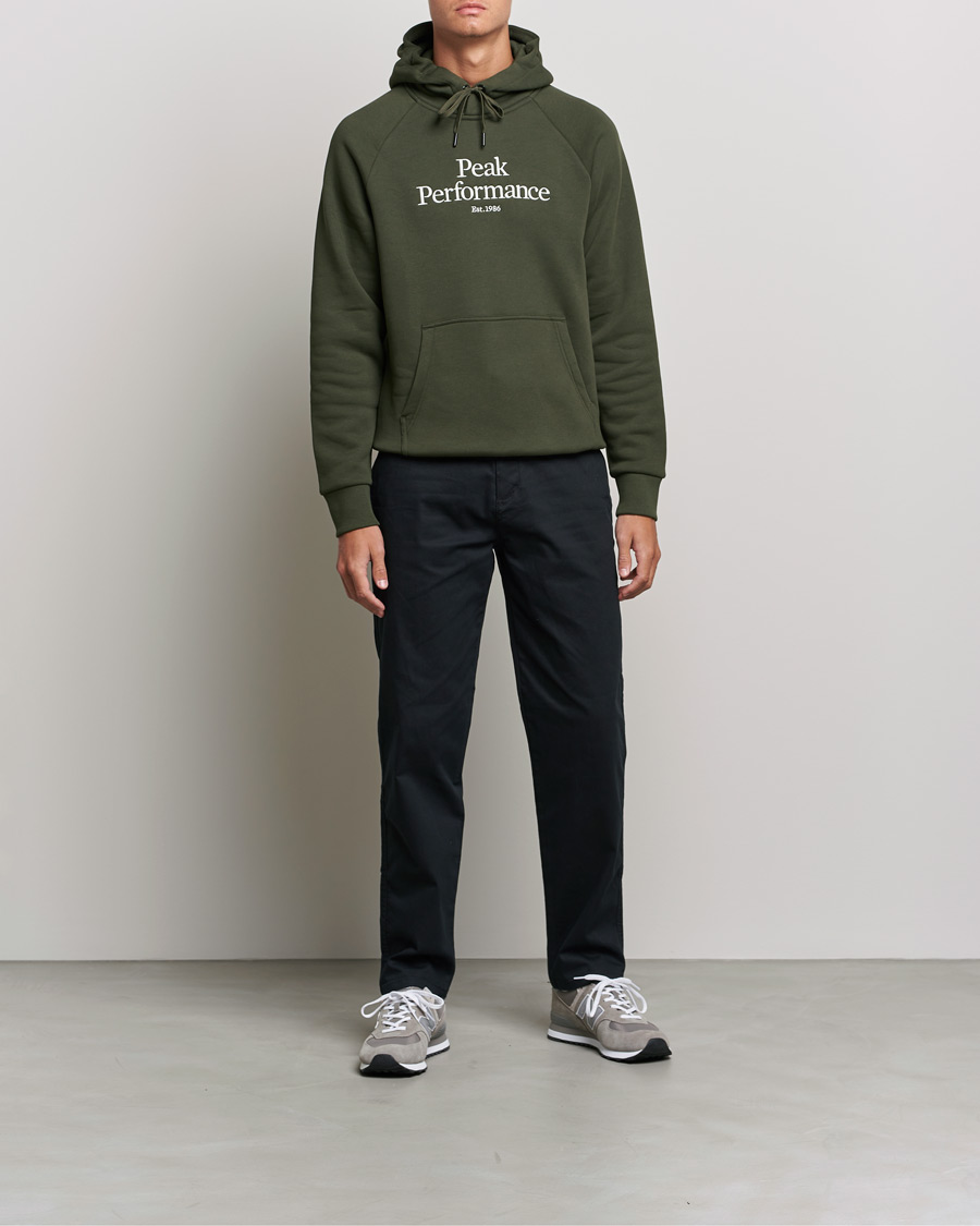 Herren | Pullover | Peak Performance | Original Logo Hoodie Forest Night