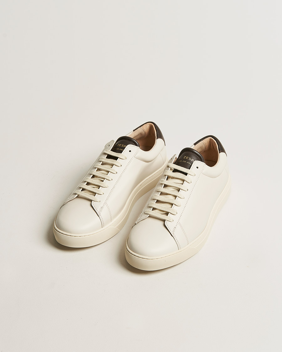 Herren | Schuhe | Zespà | ZSP4 Nappa Leather Sneakers Chocolate