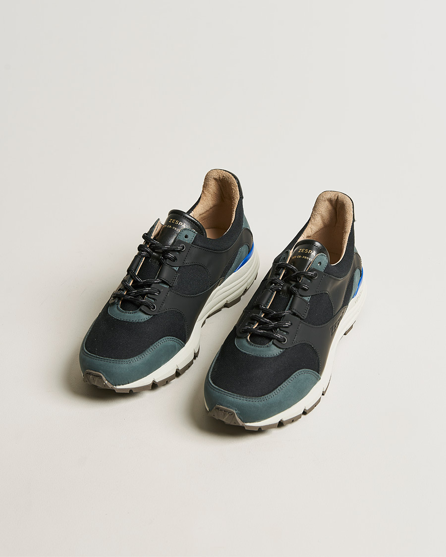 Herren | Schuhe | Zespà | ZSP Trail Outdoor Textile Sneakers Black/Anthracite