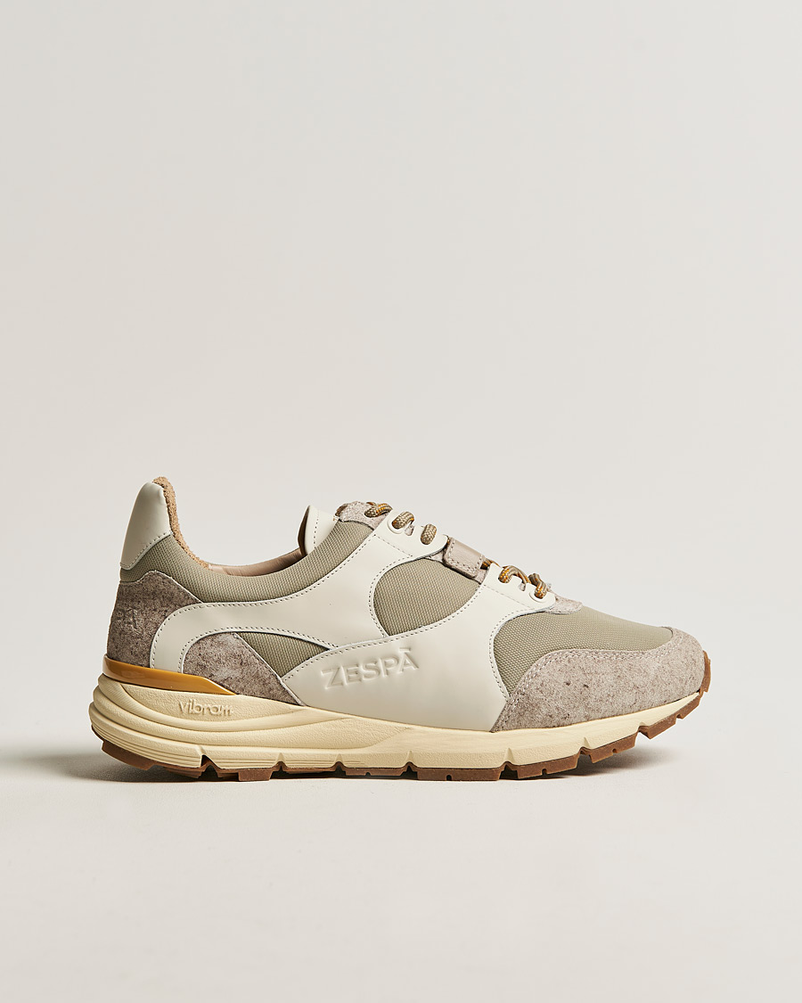 Herren | Zespà ZSP Trail Outdoor Textile Sneakers Taupe | Zespà | ZSP Trail Outdoor Textile Sneakers Taupe