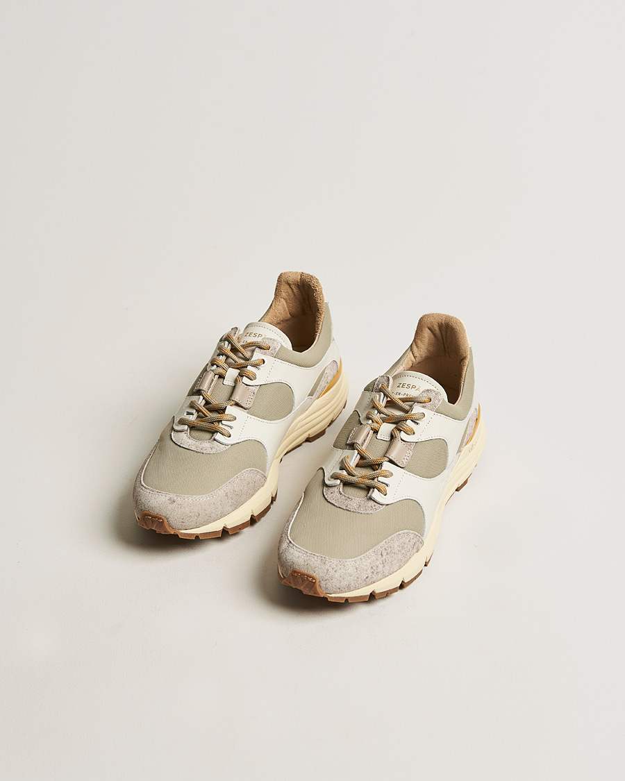 Herren | Zespà ZSP Trail Outdoor Textile Sneakers Taupe | Zespà | ZSP Trail Outdoor Textile Sneakers Taupe