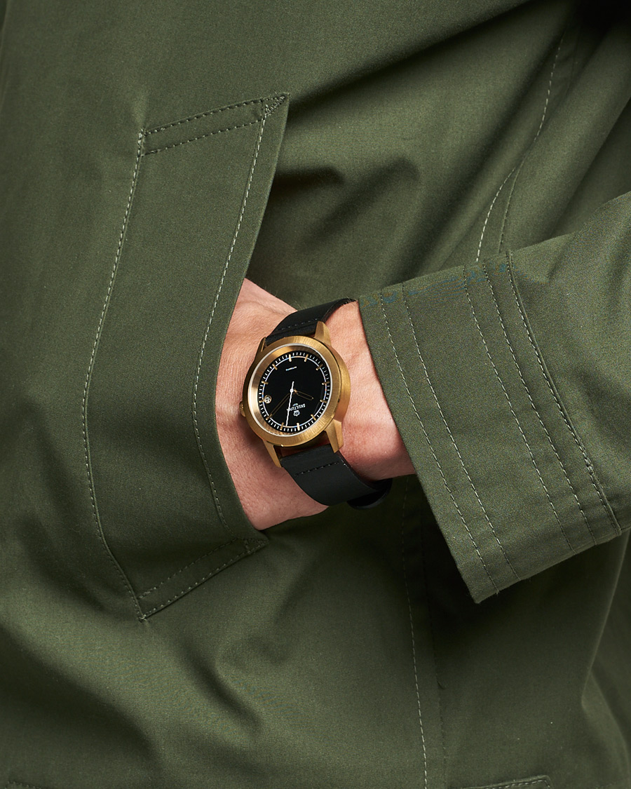 Herren | Skultuna 37mm Automatic Brass Black Dail | Skultuna | 37mm Automatic Brass Black Dail