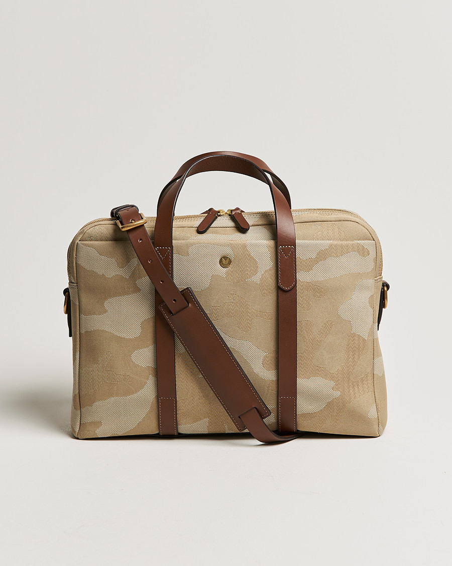 Herren | Mismo M/S Endeavour Briefcase Shades off Dune/Cuoio | Mismo | M/S Endeavour Briefcase Shades off Dune/Cuoio