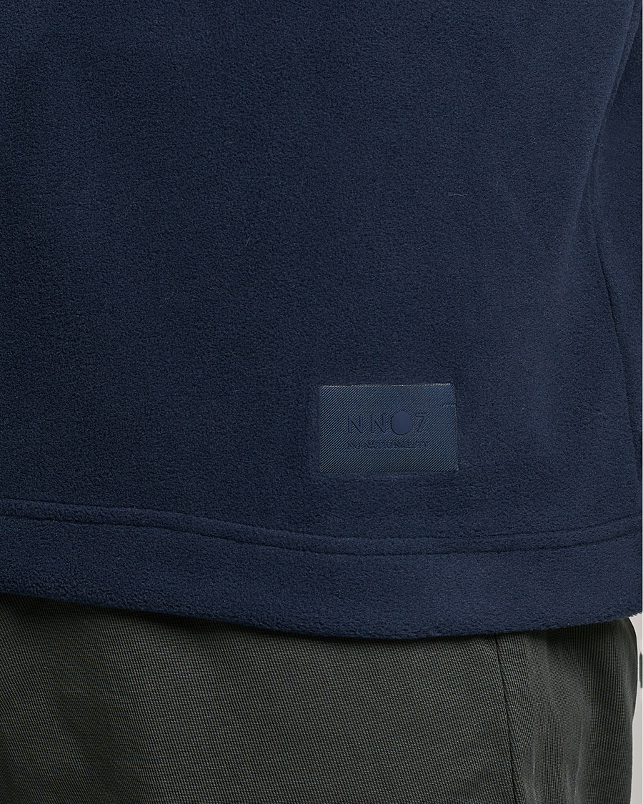 Herren | Pullover | NN07 | Vinny Micro Fleece Polo Navy