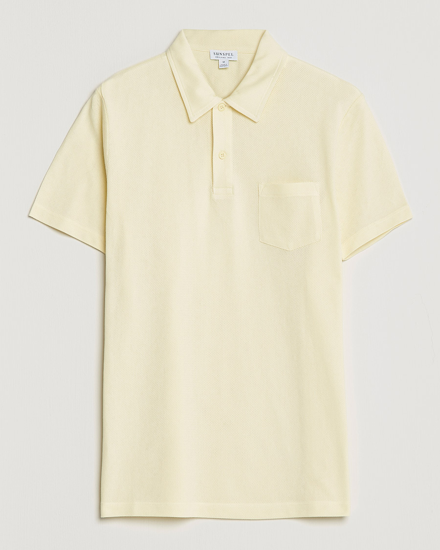 Herren |  | Sunspel | Riviera Polo Shirt Lemon