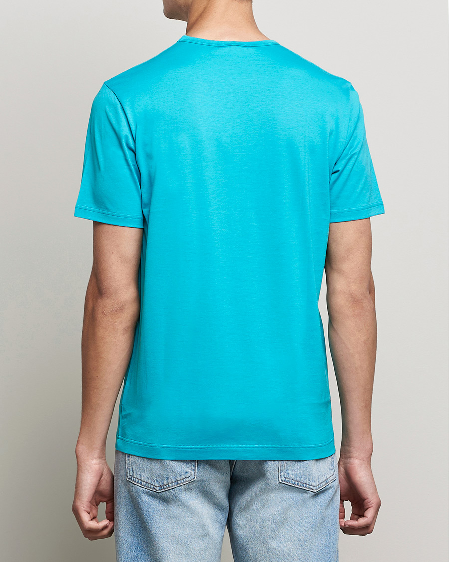 Herren | T-Shirts | Sunspel | Crew Neck Cotton Tee Reef