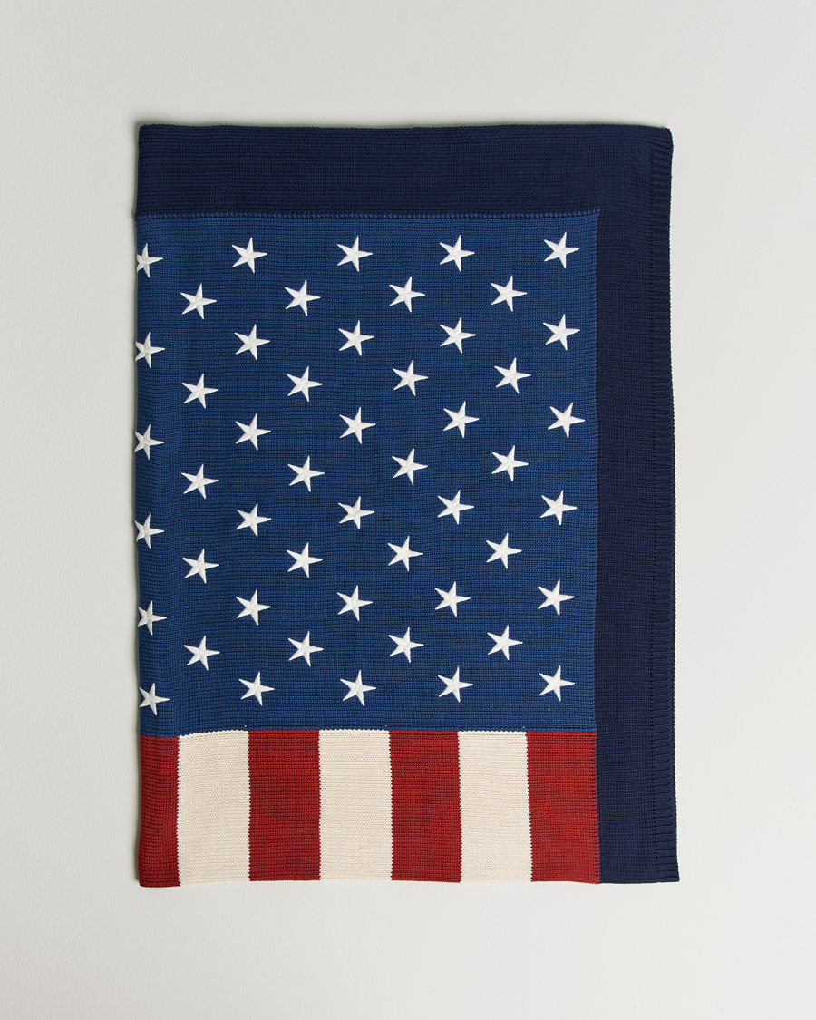 Herren | Textilien | Ralph Lauren Home | RL Flag 54x72 Cotton Throw Navy