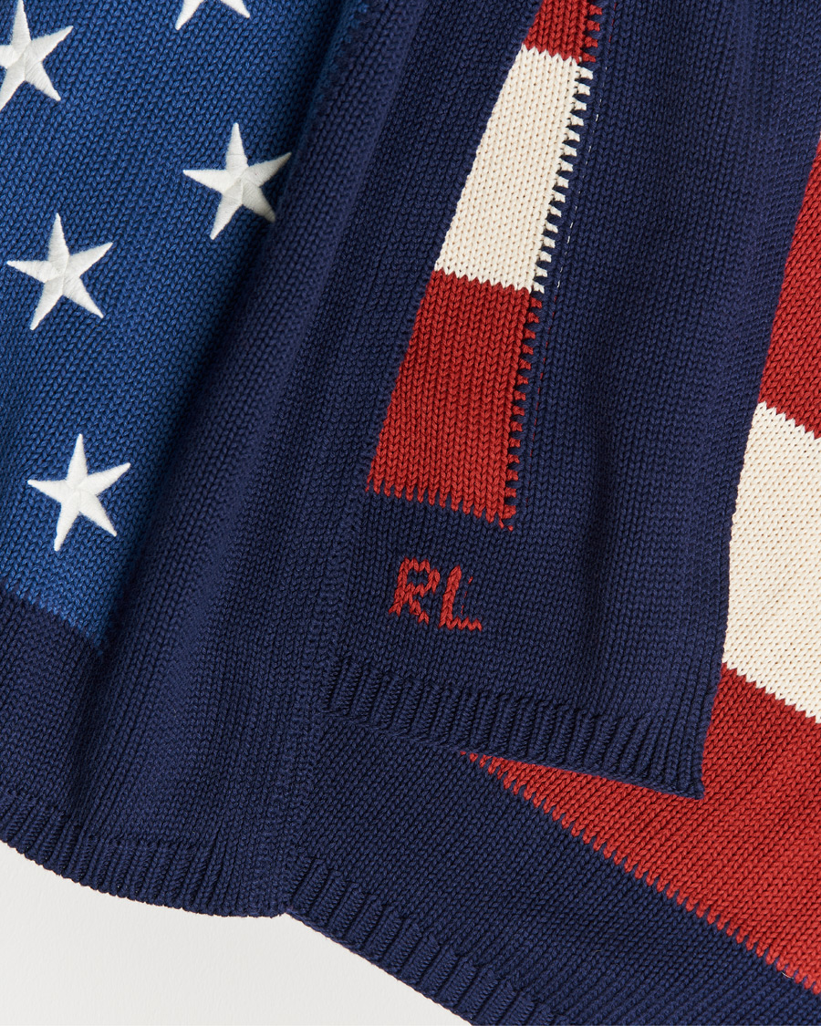 Herren | Textilien | Ralph Lauren Home | RL Flag 54x72 Cotton Throw Navy