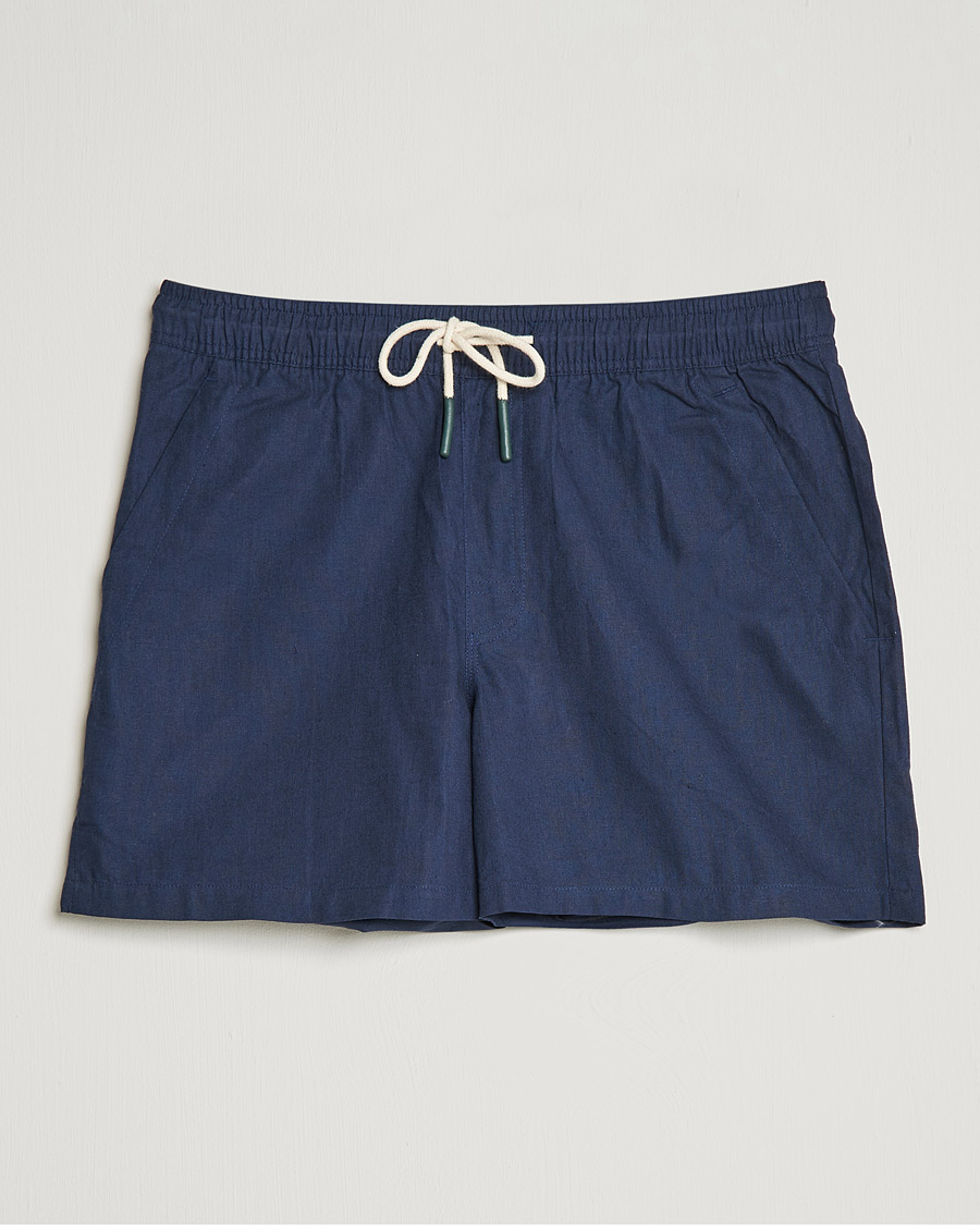 Herren | Shorts | OAS | Linen Shorts Navy