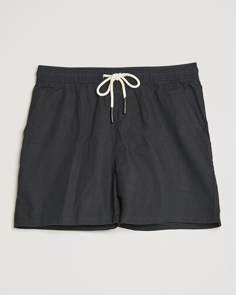 Herren | Shorts | OAS | Linen Shorts Black