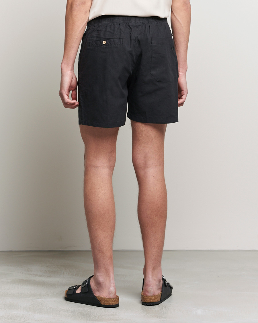 Herren | Shorts | OAS | Linen Shorts Black