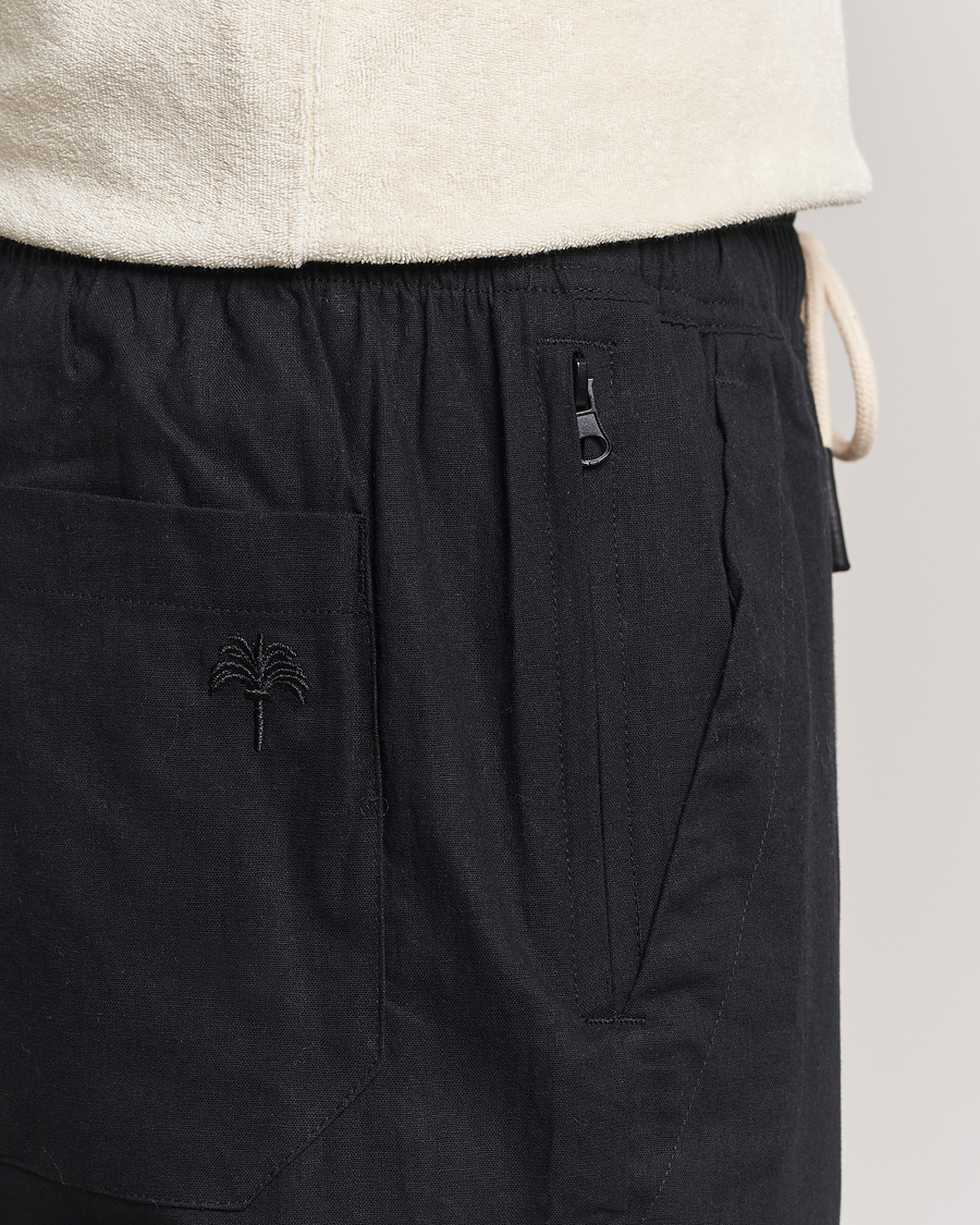 Herren | Hosen | OAS | Linen Long Pants Black
