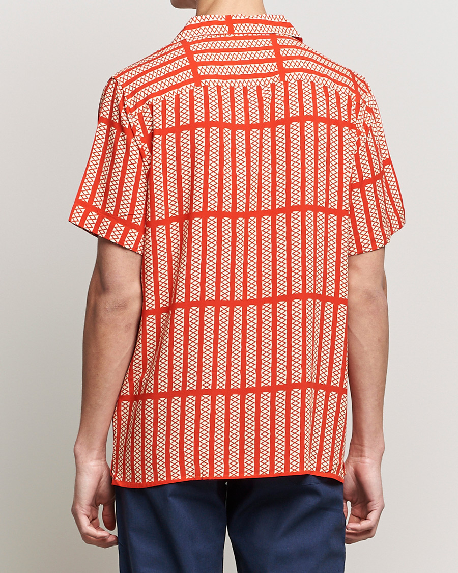 Herren | Hemden | OAS | Viscose Resort Short Sleeve Shirt Railway