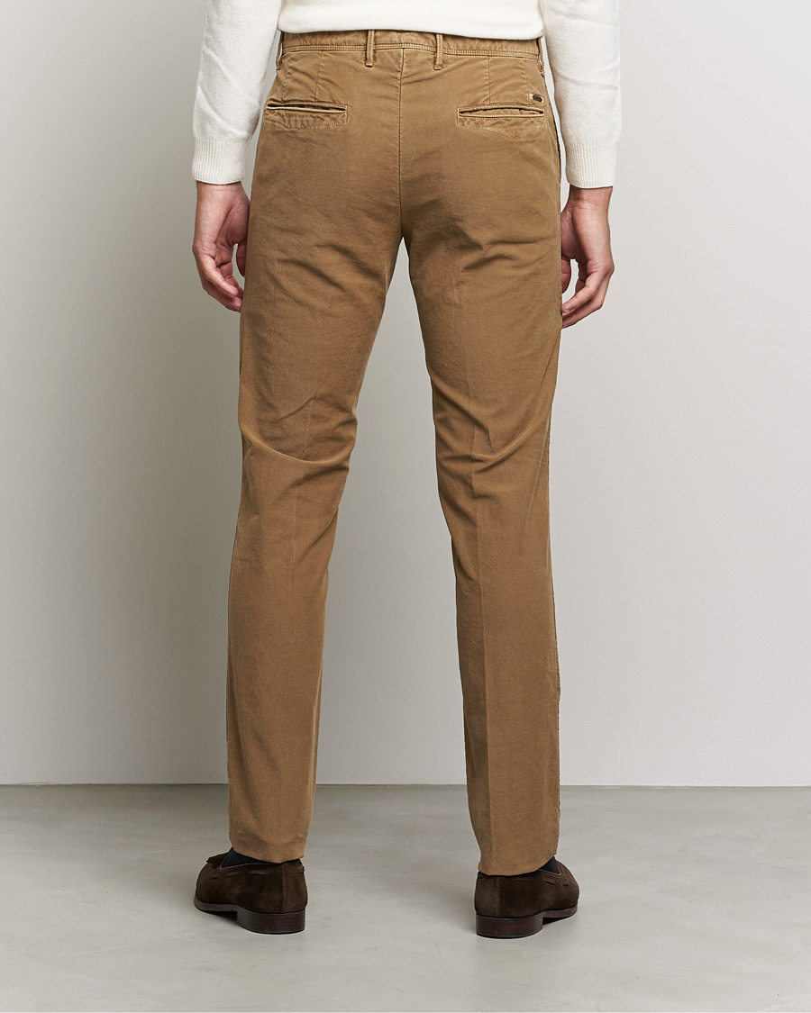 Herren | Hosen | Incotex | Slim Fit Garment Dyed Slacks Brown