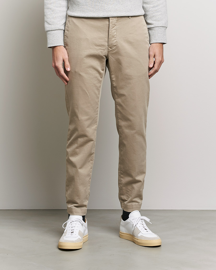 Herren |  | Incotex | Slim Fit Satin Drawstring Joggers Light Beige