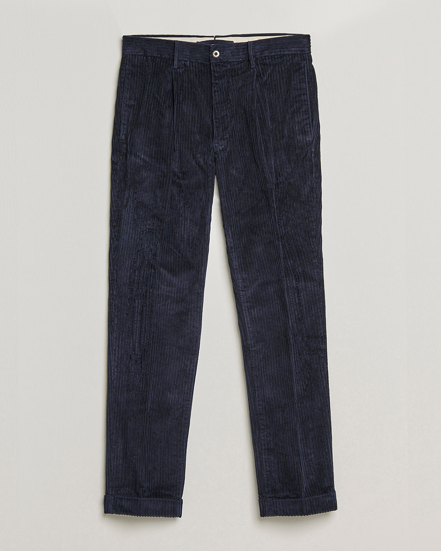 Herren | Hosen | Incotex | Regular Fit Heavy Cord Slacks Navy