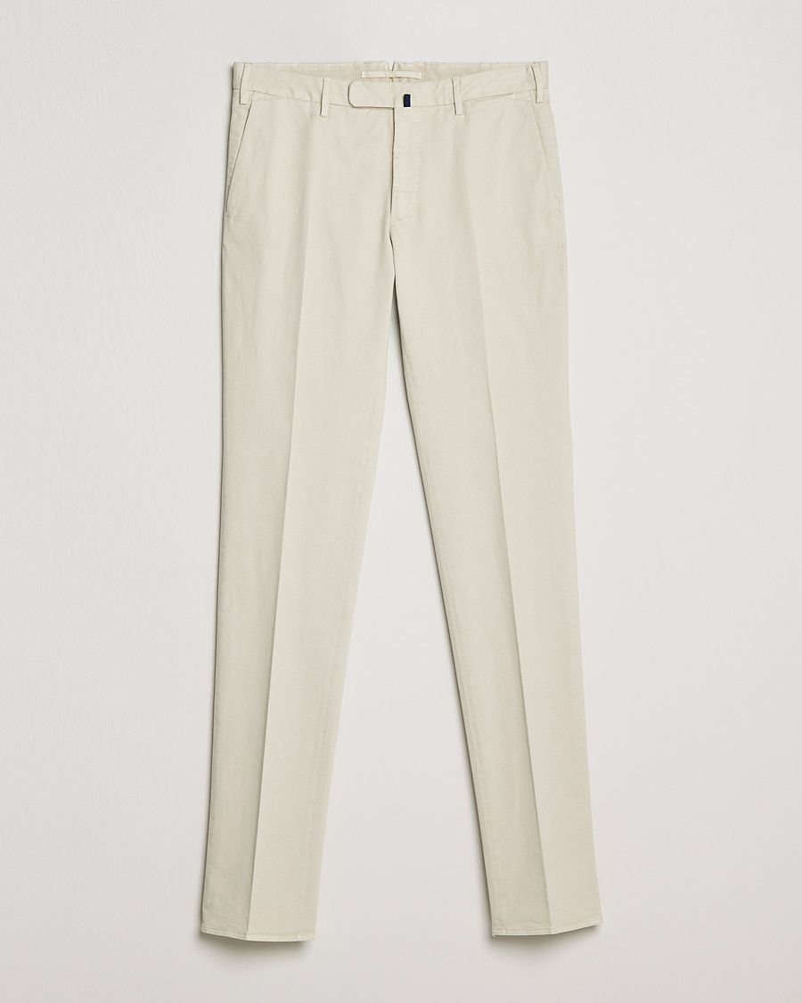 Herren | Hosen | Incotex | Slim Fit Cotton Stretch Chinos Light Beige