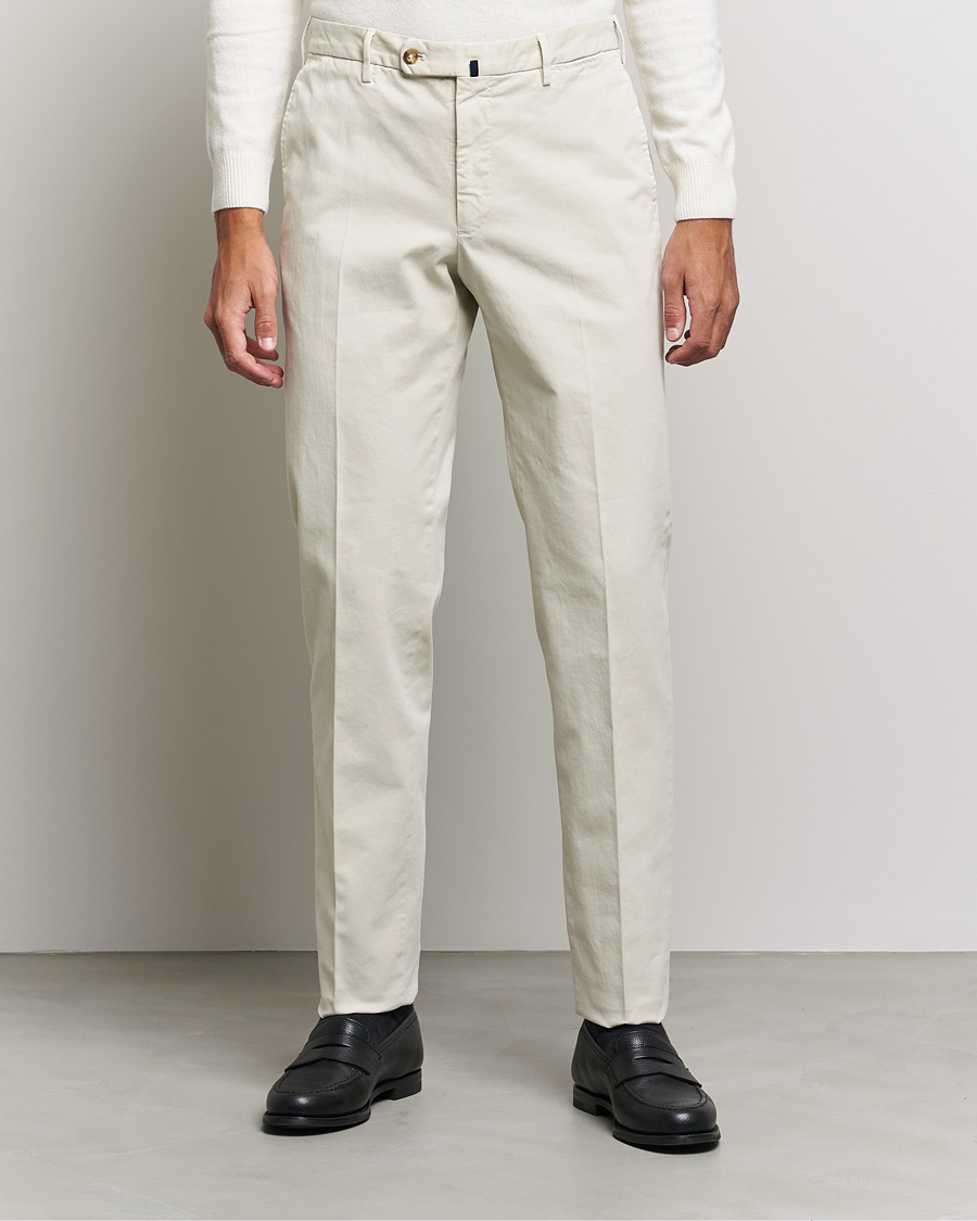Herren | Hosen | Incotex | Regular Fit Cotton Stretch Chinos Light Beige