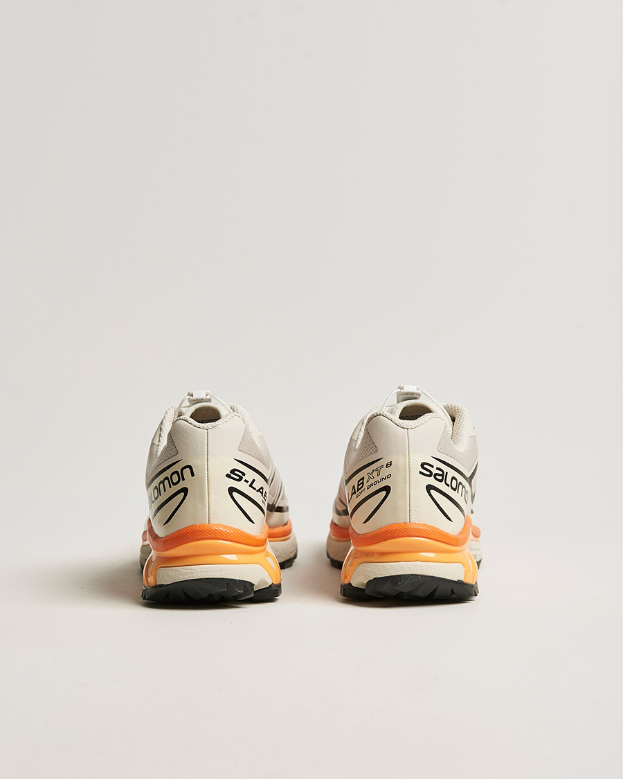 Herren | Salomon XT-6 Running Sneakers Beige/Orange | Salomon | XT-6 Running Sneakers Beige/Orange