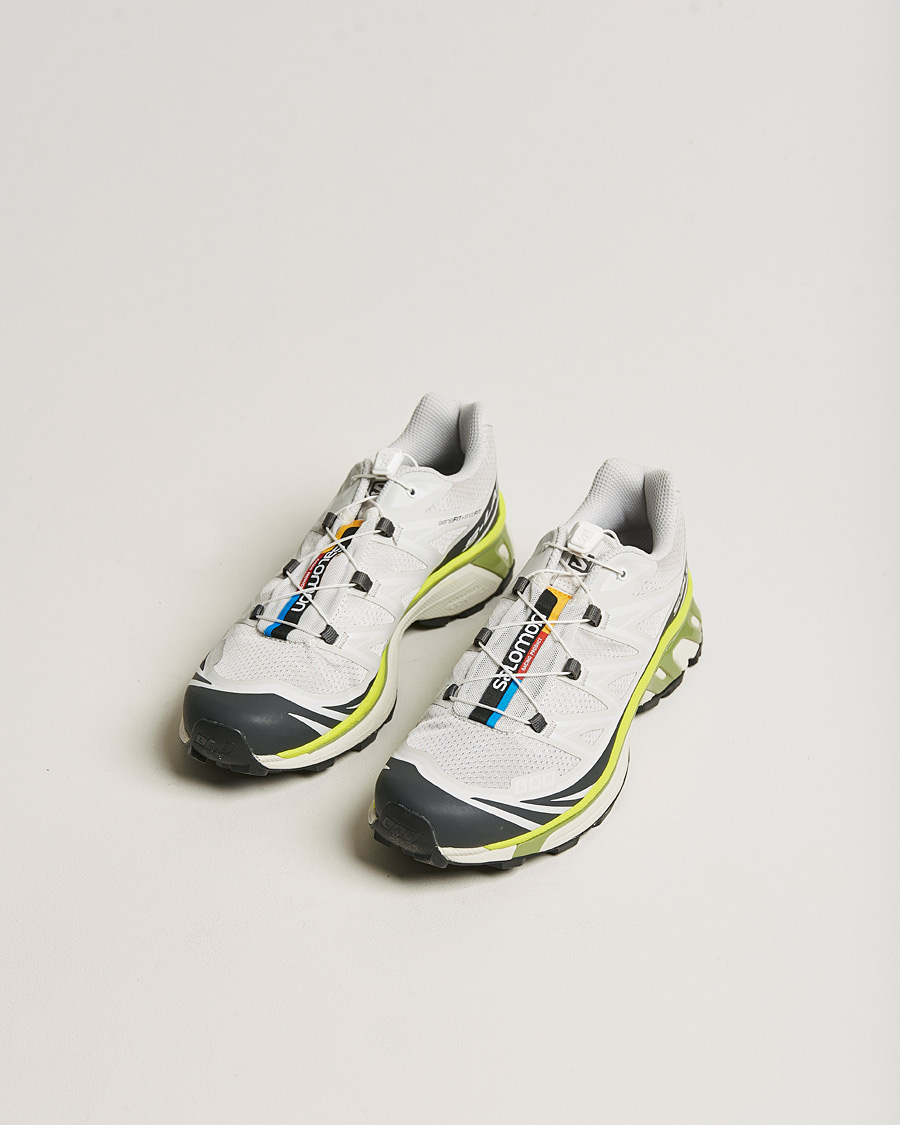 Herren | Laufschuhe Sneaker | Salomon | XT-6 Running Sneakers Grey/Yellow