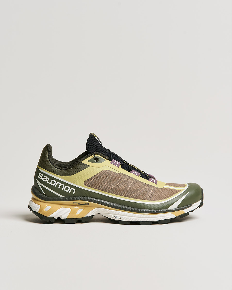 Herren | Salomon XT-6 Running Sneakers Kelp | Salomon | XT-6 Running Sneakers Kelp