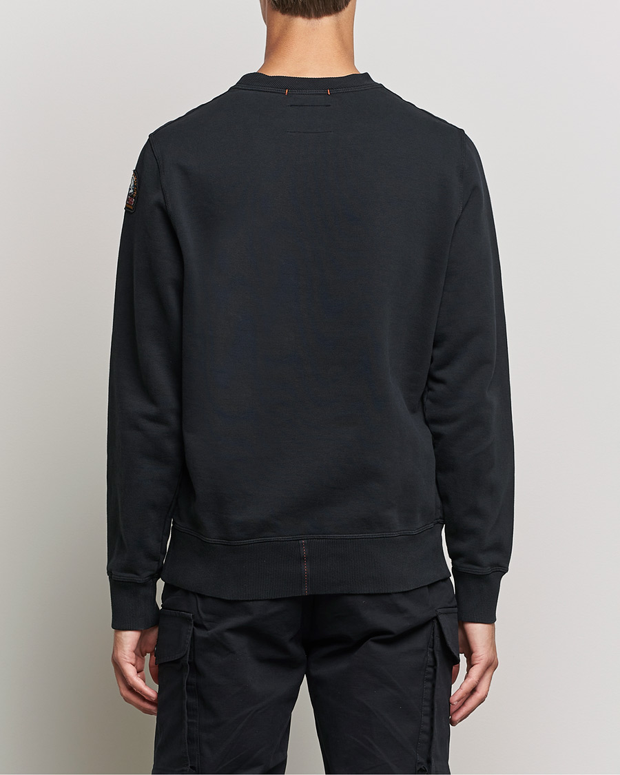 Herren | Pullover | Parajumpers | Basic Cotton Fleece Sweatshirt Black