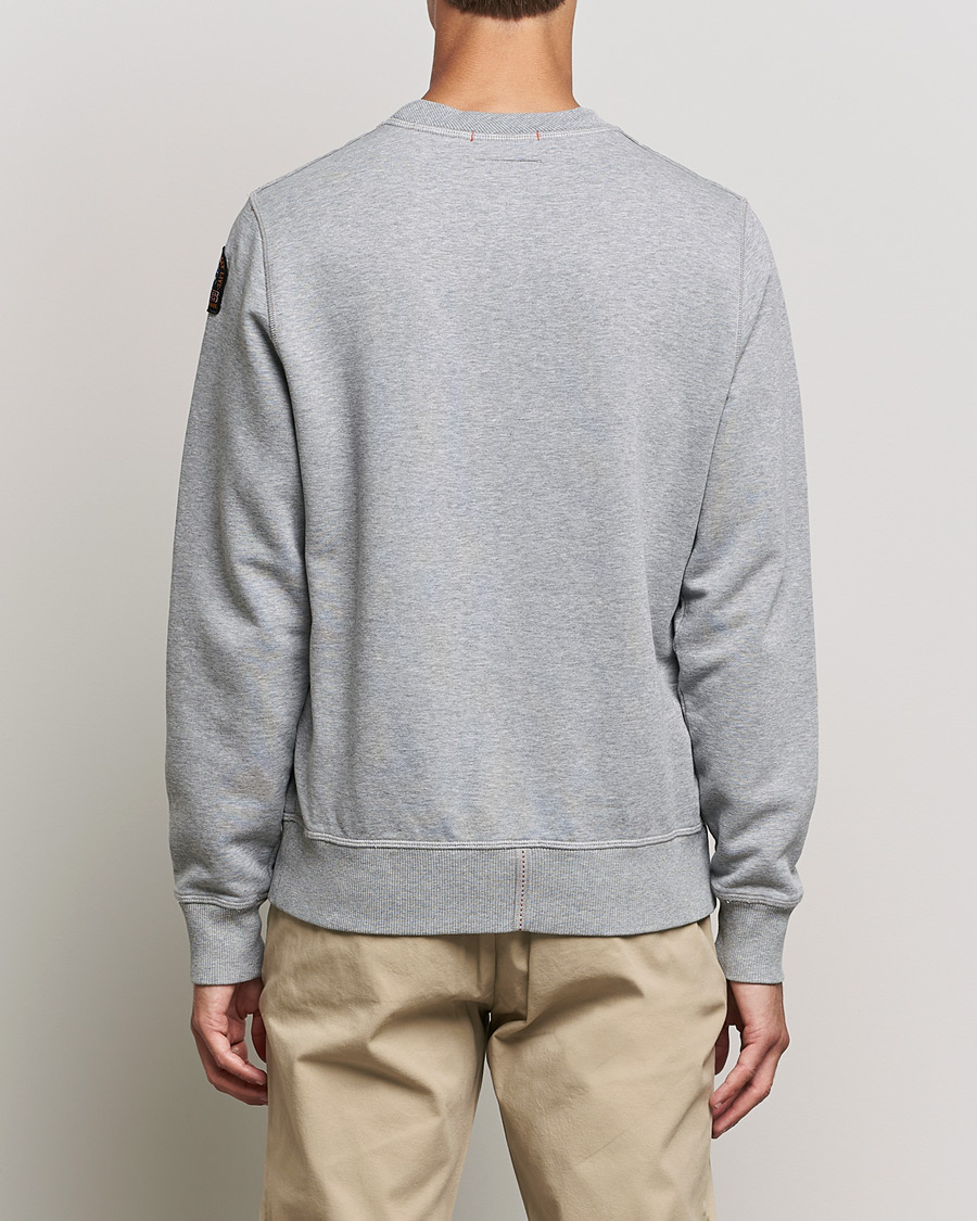 Herren | Pullover | Parajumpers | Basic Cotton Fleece Sweatshirt Silver Melange
