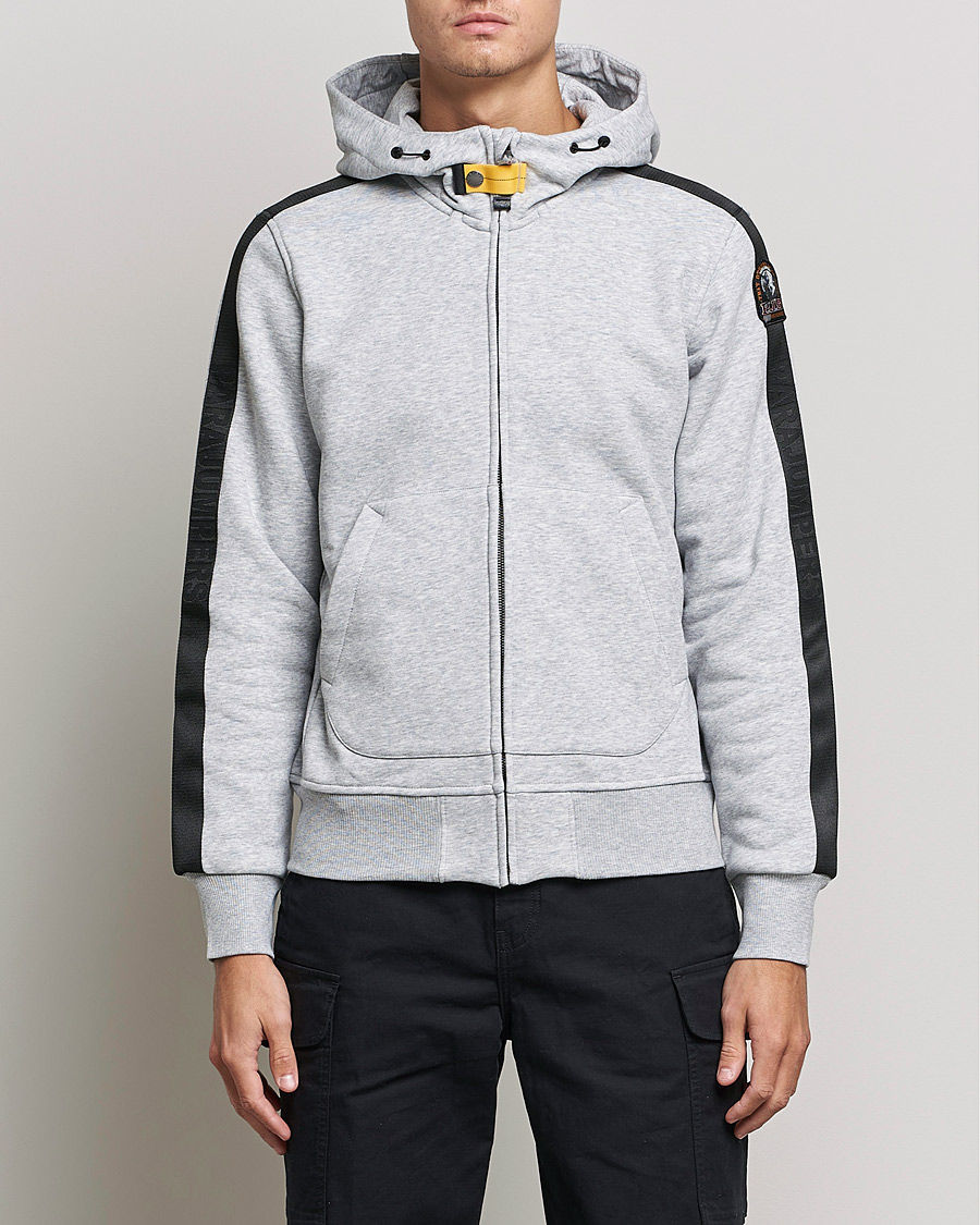Herren |  | Parajumpers | Aldrin Full-Zip Hoodie Steel Melange