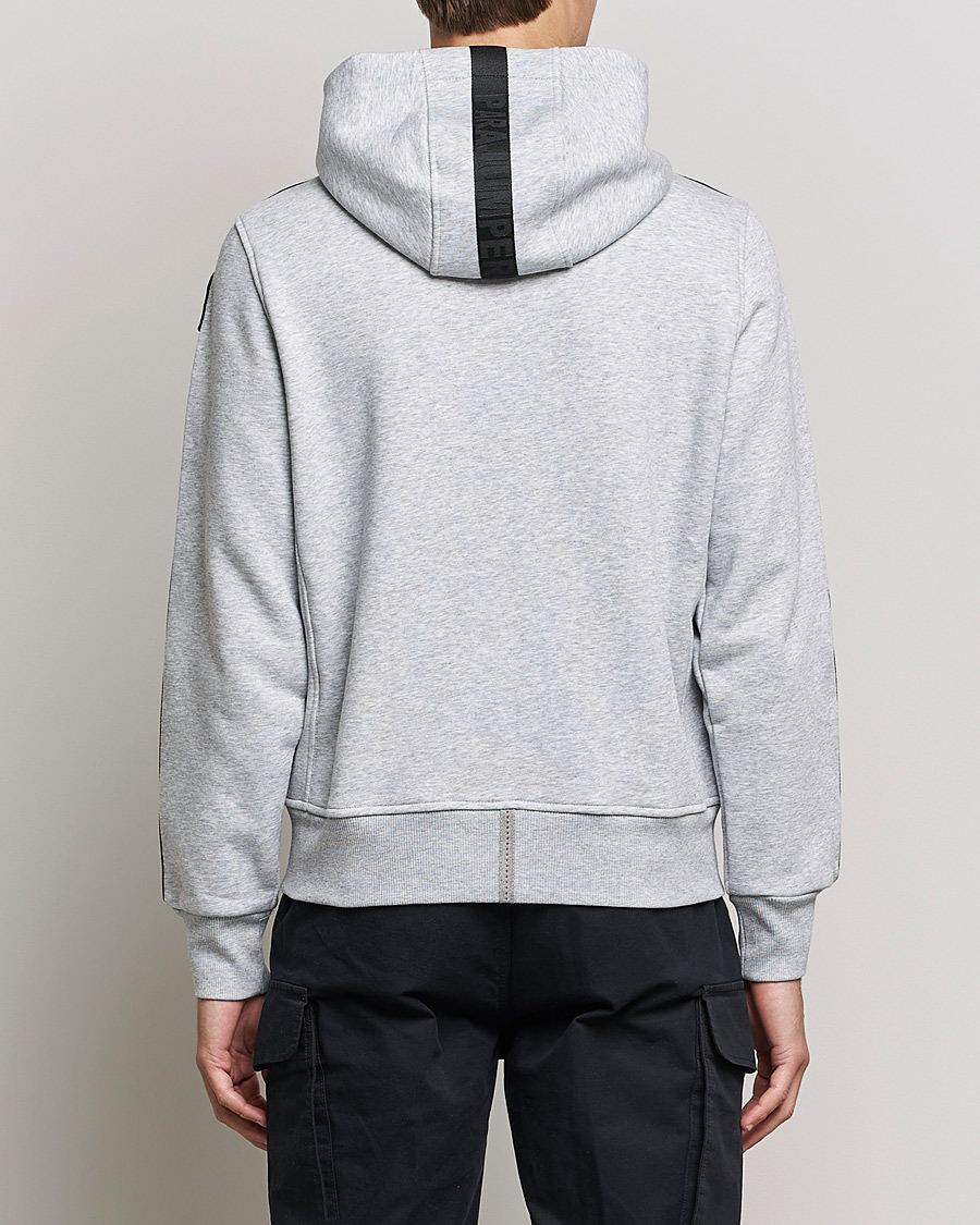 Herren | Pullover | Parajumpers | Aldrin Full-Zip Hoodie Steel Melange