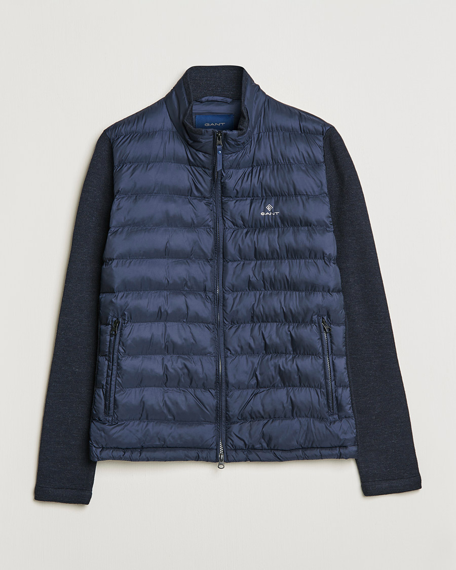 Herren | Jacken | GANT | Midex Media Light Padded Jacket Evening Blue