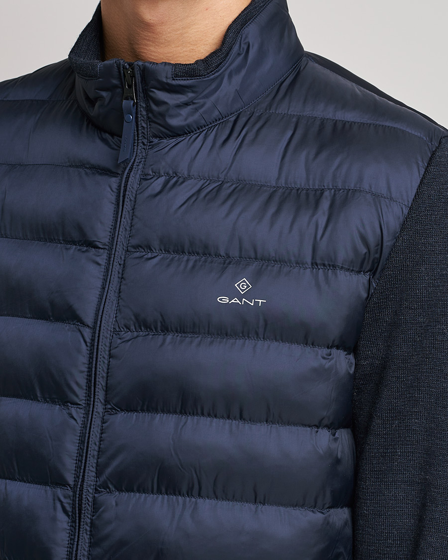Herren | Jacken | GANT | Midex Media Light Padded Jacket Evening Blue