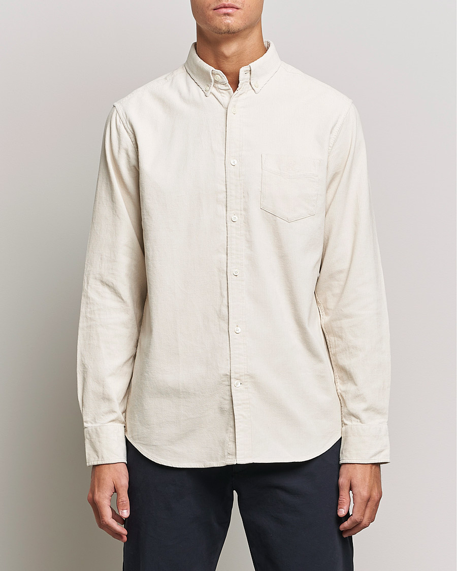 Herren | Hemden | GANT | Regular Fit Corduroy Shirt Putty