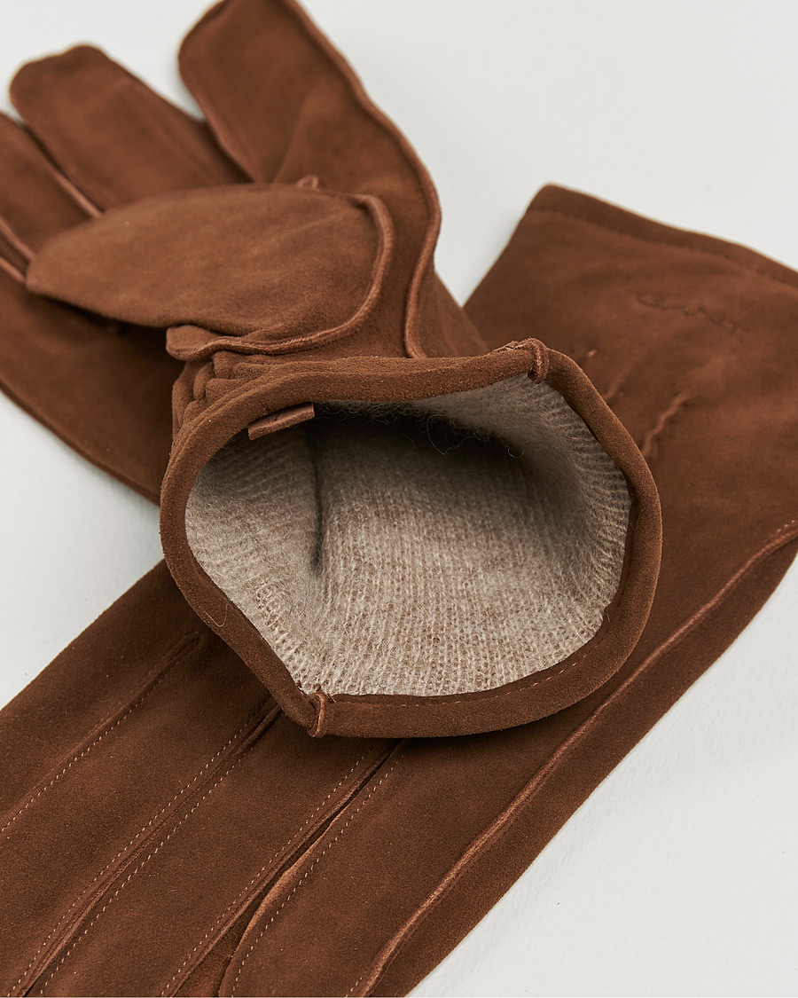 Herren | | GANT | Classic Suede Gloves Clay Brown
