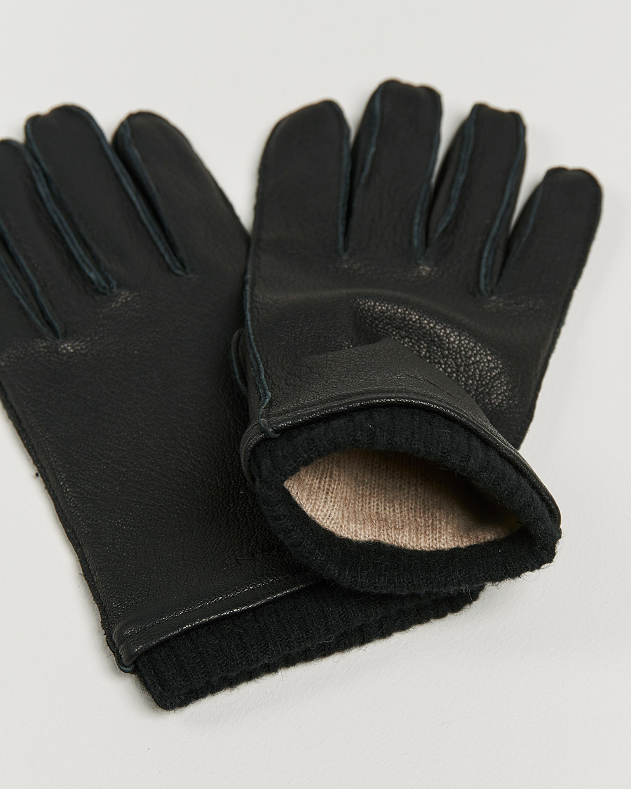 Herren |  | GANT | Leather Gloves Black