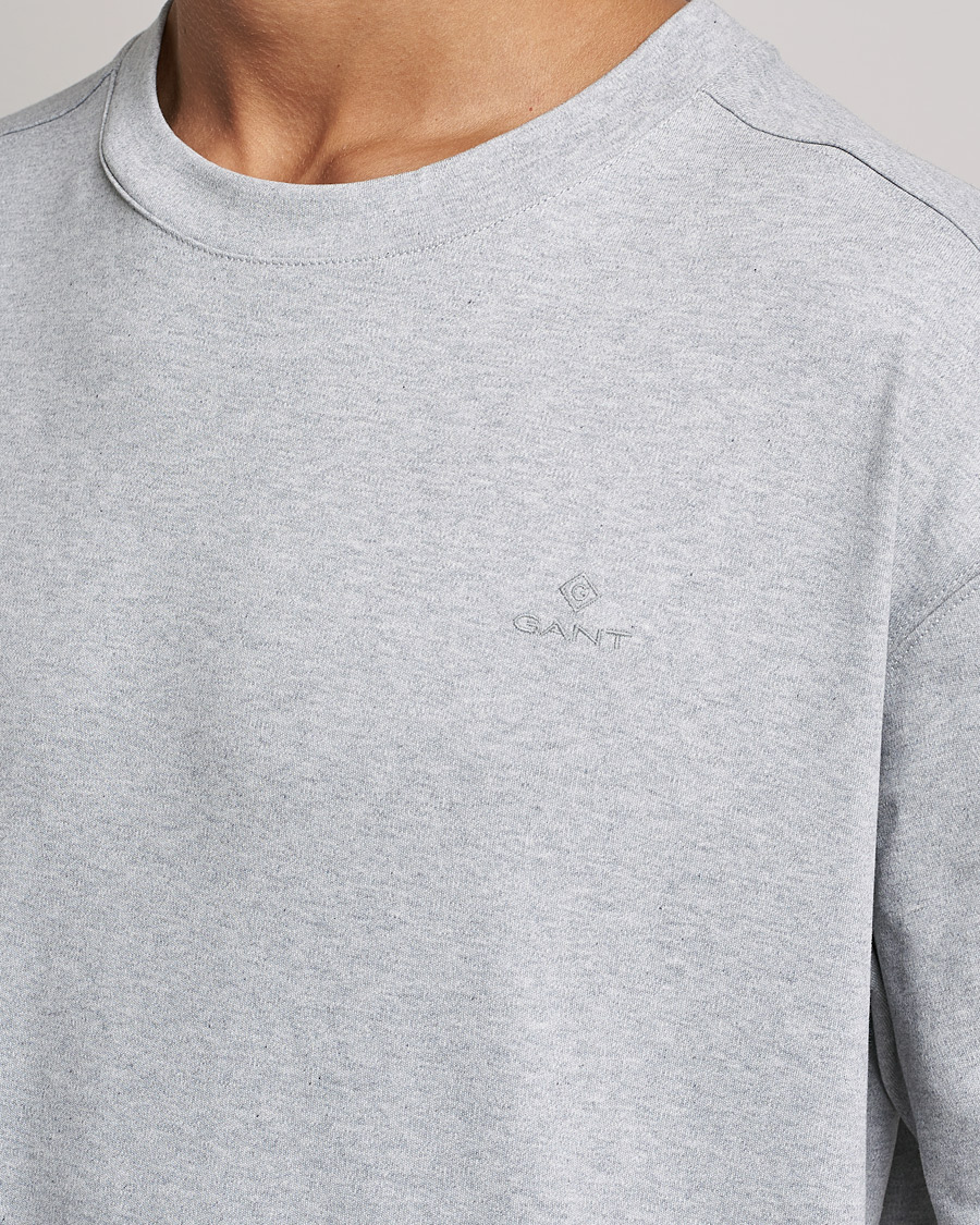 Herren | Schlafanzüge & Bademäntel | GANT | Premium Loungewear Set Light Grey Melange