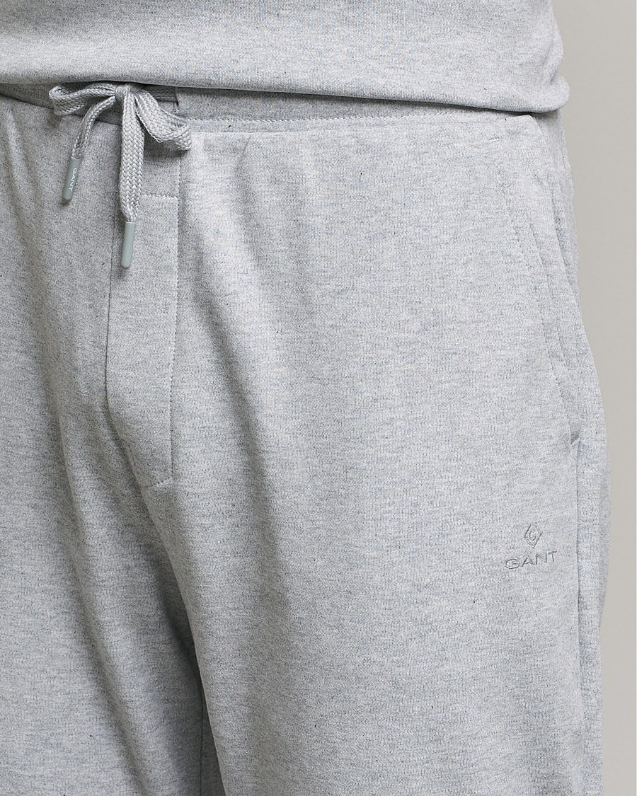 Herren | Schlafanzüge & Bademäntel | GANT | Premium Loungewear Set Light Grey Melange