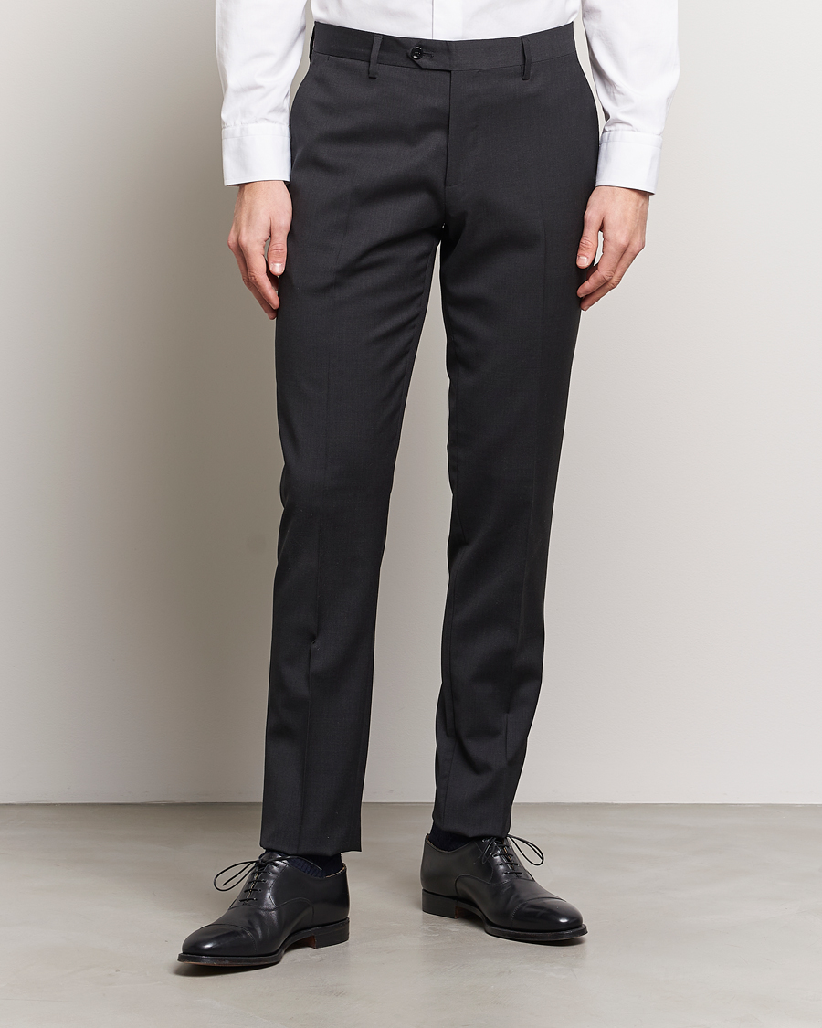 Men | Suit Trousers | Lardini | Wool Trousers Grey