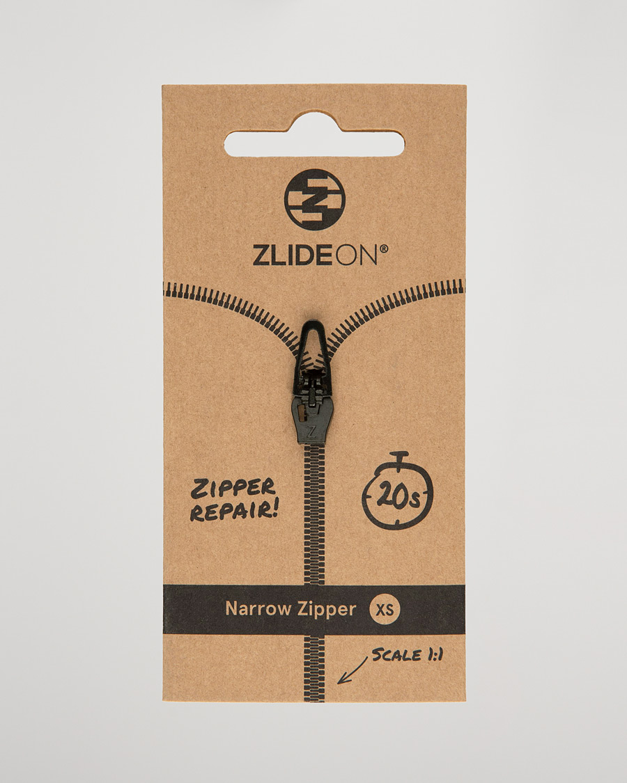 Herren | Textilpflege | ZlideOn | Narrow Zipper Black XS