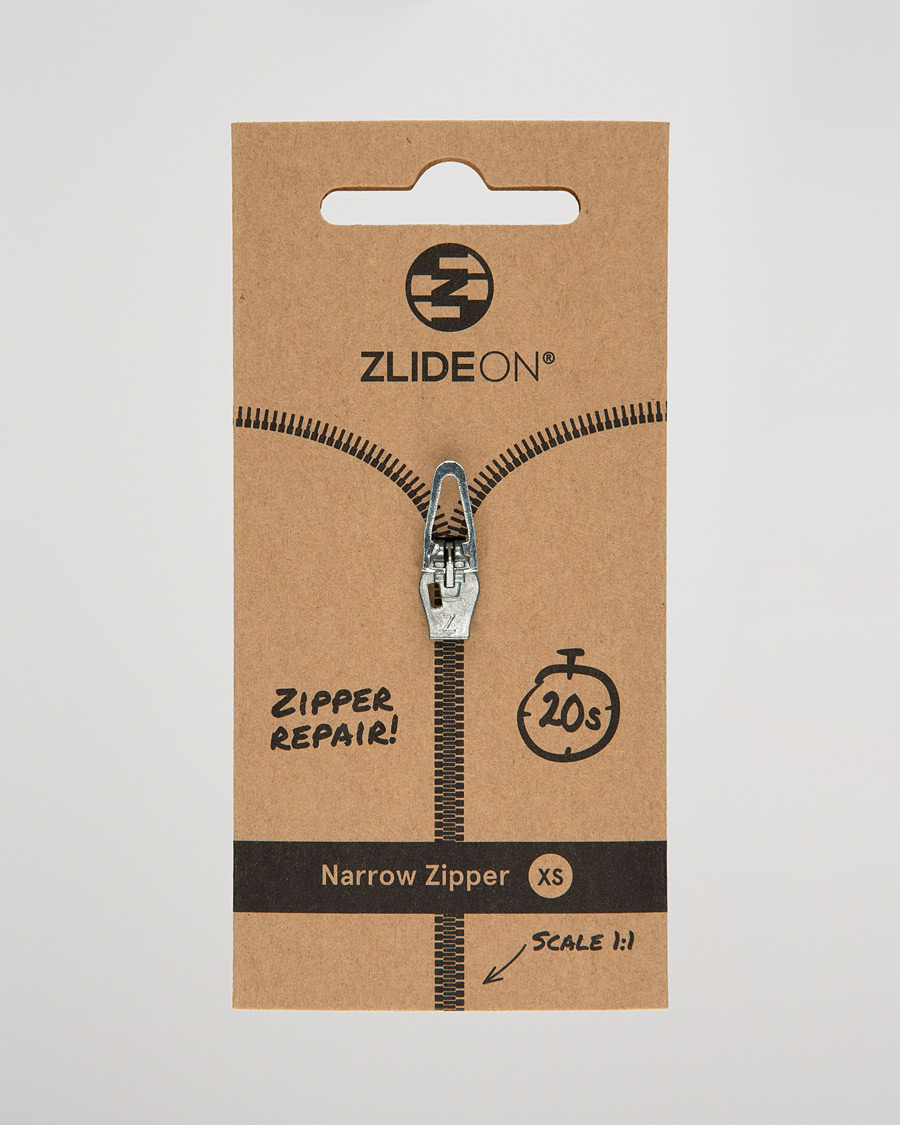 Herren | Textilpflege | ZlideOn | Narrow Zipper Silver XS