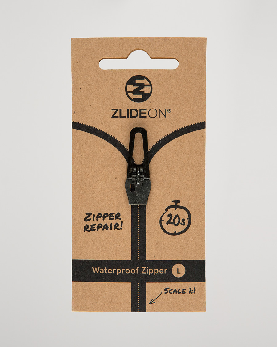 Herren | | ZlideOn | Waterproof Zipper Black L