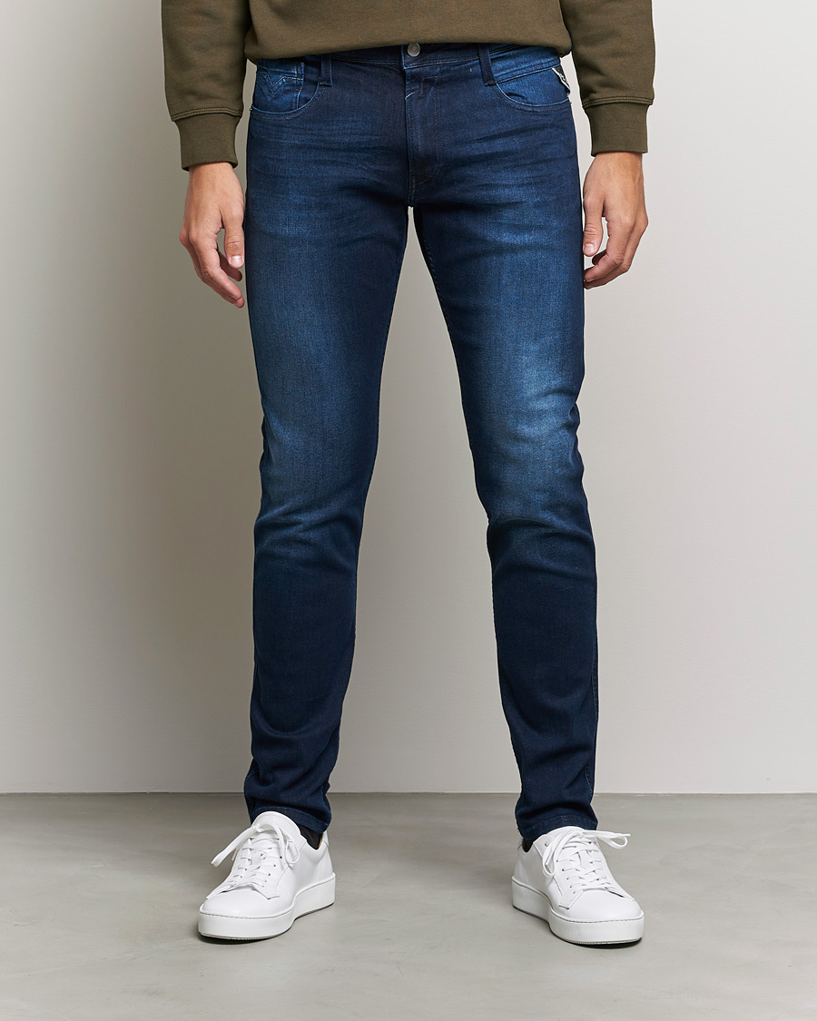Herren | Jeans | Replay | Anbass Powerstretch Jeans Dark Blue
