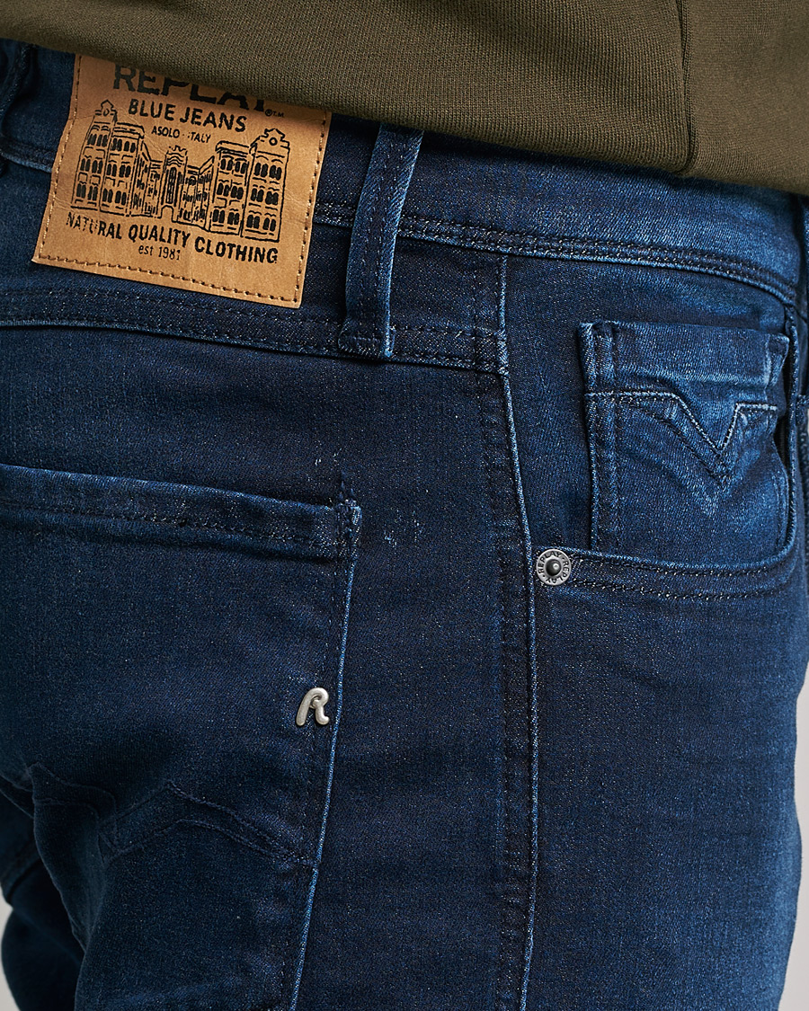 Herren | Jeans | Replay | Anbass Powerstretch Jeans Dark Blue