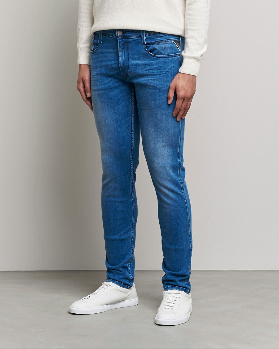 Herren | Jeans | Replay | Anbass Powerstretch Jeans Medium Blue