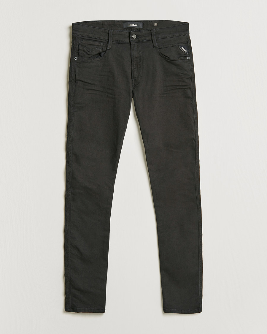 Herren | Jeans | Replay | Anbass Powerstretch Jeans Black