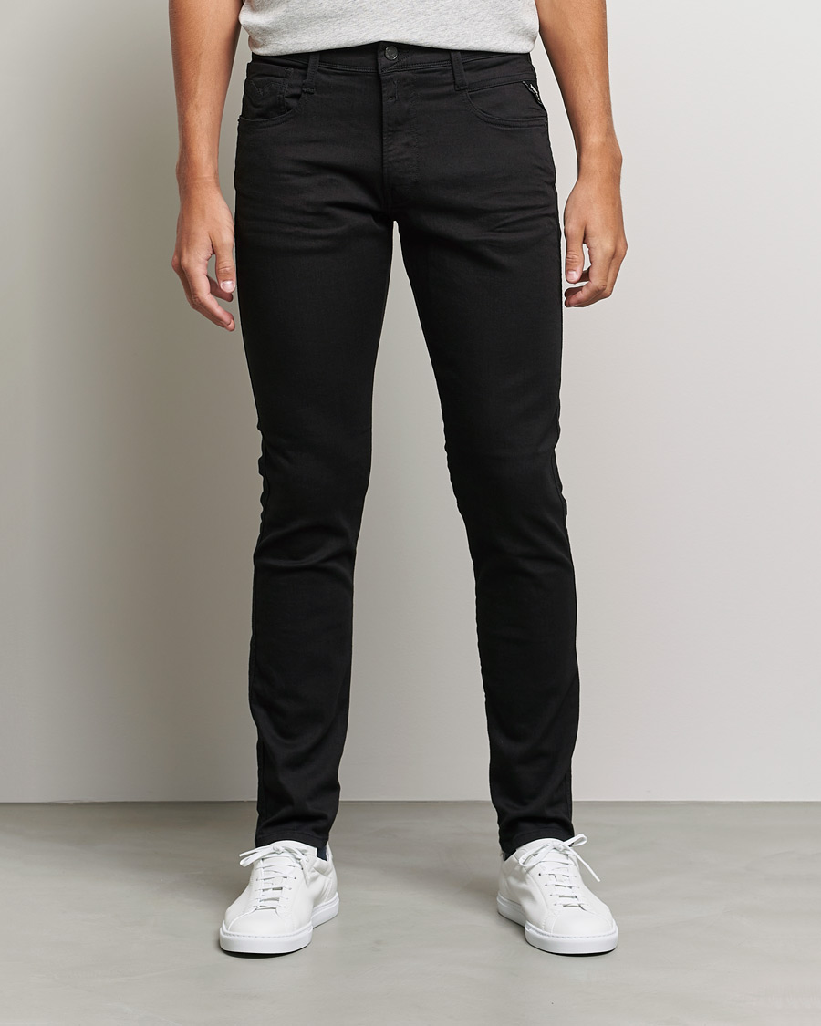 Herren | Jeans | Replay | Anbass Powerstretch Jeans Black