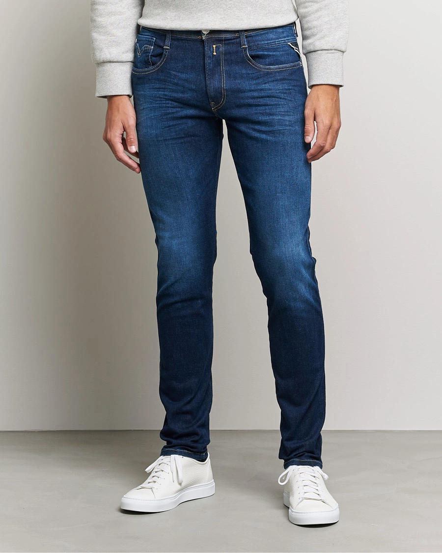 Herren | Jeans | Replay | Anbass Hyperflex Recyceled 360 Jeans Dark Blue