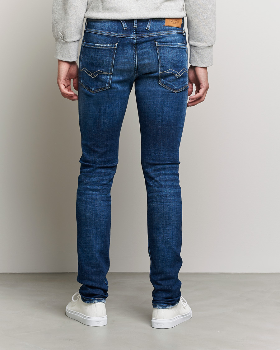 Herren | Jeans | Replay | Anbass 1 Year Wash Jeans Dark Blue