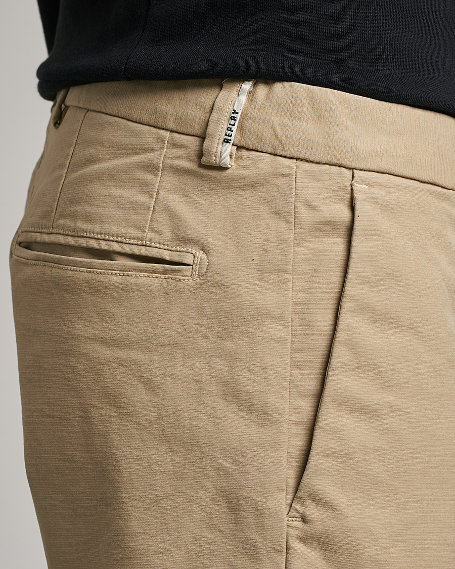 Herren | Hosen | Replay | Sartoriale Comfort Stretch Chinos Light Khaki