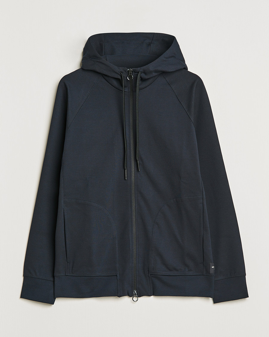 Herren | Pullover | Replay | Sartoriale Shiny Full Zip Hoodie Dark Blue